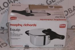 Boxed Morphy Richards Equip Pressure Cooker RRP £50 (14469) (Public Viewing and Appraisals