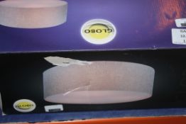 Boxed Globo Semi Flush Mount Ceiling Light RRP £50 (13695) (Public Viewing and Appraisals
