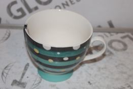 Boxed Set of 4 Kitchen Craft Polka Dot Mugs RRP £50 (12703) (Public Viewing and Appraisals