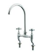 Boxed Kirkton House Traditional Kitchen Bridge Tap RRP £50 (Public Viewing and Appraisals