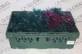 Lot To Contain 2 Boxes Each Containing A Large Amount of 2M Tinsel (Public Viewing and Appraisals