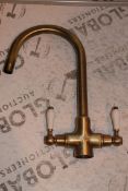 Copper Designer Mixer Tap RRP £105 (13413) (Public Viewing and Appraisals Available)