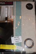 Lot to Contain 2 Assorted Items to Include a Pair of Riva Home 168 x 182cm Monetta Curtains and a