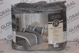 Bagged Imperial Rooms Double Opulence Collection Bedspread Set RRP £55 (Public Viewing and