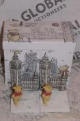 Lot to Contain 2 Boxed Christopher Robin Winnie The Pooh Comes TO London Bookends Combined RRP £