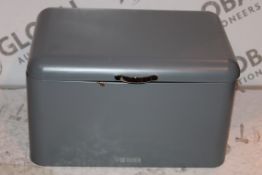 Boxed Haden Grey Metal Bread Bin RRP £40 (14469) (Public Viewing and Appraisals Available)