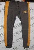 Box to Contain 12 Brand New Pairs of Grey and Yellow Ijeans Original Denim Lounging Trousers