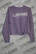 Box to Contain 28 Brand New Ijeans Original Denim Size Large Lilac Ladies Long Sleeved Tops Combined