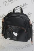 Skip Hop Black Leather Changing Backpack RRP £100 (2891338) (Public Viewing and Appraisals