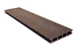 Brand New Lengths of Wild Brown Stained Effect Composite Decking Panels RRP £44.95 Each (146mm (W) x