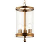 Boxed Endon Lighting Vale 3 Light Pendant Ceiling Light RRP £50 (15050) (Public Viewing and