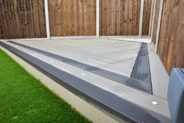 Brand New Lengths of White Ash Stained Effect Composite Decking Panels RRP £44.95 Each (146mm (W)