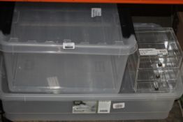 Assorted Plastic Smart Store Storage Boxes and Draws RRP £20 - £25 Each (3150182)(3110814) (Public