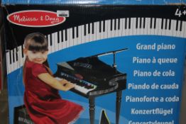 Boxed Melissa and Doug Grand Piano Children's Piano RRP £100 (2906821) (Public Viewing and