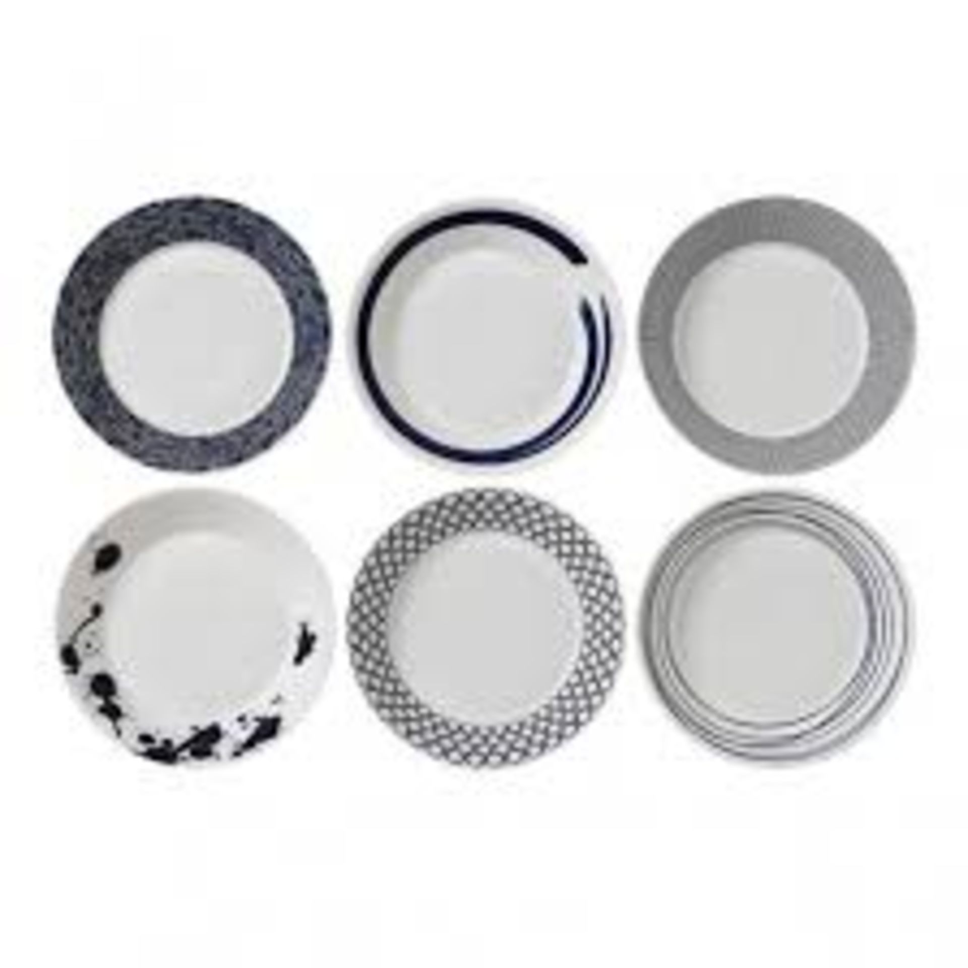 Boxed Set of 5 Royal Dalton Pacific Pasta Bowls RRP £85 (3041017) (Public Viewing and Appraisals