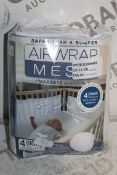 Air Wrap Mesh Maximise Air Flow Cot Bed Bumper Pack RRP £60 (3043870) (Public Viewing and Appraisals