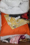 Box Containing 8 Assorted Feather Scatter Cushions and Designer Scatter Cushion Covers Combined