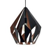 Boxed Eglo Trend Collection Carlton 1 Ceiling Light Fitting RRP £100 (Public Viewing and