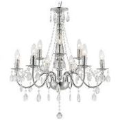 Boxed Globo Lighting Chandelier Style Ceiling Light RRP £105 (15155) (Public Viewing and