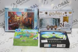 Boxed Assorted Ravensburg Jigsaw Puzzles, Illuminator Drones RRP £15 - £35 Each (3050480)(