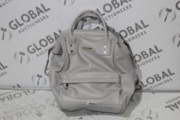 BabaBing Grey Leather Children's Changing Bag RRP