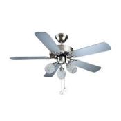Boxed Sulion 5 Fin Fan Light RRP £160 (15097) (Public Viewing and Appraisals Available)