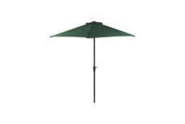 Boxed Garden Line Moss Green And Steely Grey Parasols (Public Viewing and Appraisals Available)