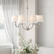 Boxed Francis 6 Light Designer Ceiling Light RRP £135 (15155) (Public Viewing and Appraisals