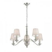 Boxed Endon Lighting Designer 5 Light Ceiling Light Fitting RRP £160 (15097) (Public Viewing and