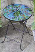 Boxed Garden Line Decorative Glass Tables RRP £30 Each (Public Viewing and Appraisals Available)