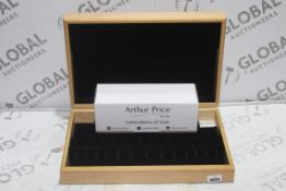 Boxed Arthur Price Wooden Cutlery Storage Box RRP £100 (3109306) (Public Viewing and Appraisals