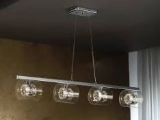 Boxed Filler 4 Light LED Designer Ceiling Light RRP £205 (Public Viewing and Appraisals Available)