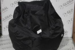 Large Black Bean Bag Chair RRP £60 (14895) (Public Viewing and Appraisals Available)