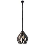 Boxed Trend Collection Eglo Carlton 1 Ceiling Light RRP £85 (15155) (Public Viewing and Appraisals