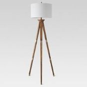 Boxed Versona Tripod Floor Lamp RRP £160 (15236) (Public Viewing and Appraisals Available)