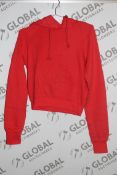 Box to Contain 24 Brand New Boy Meets Girl Red Hooded Jumpers in Size XS Combined RRP £450