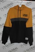 Box to Contain 7 Brand New Black Dark Grey and Yellow Ijeans Original Gents Hooded Tops Combined RRP