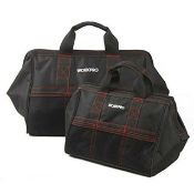 Lot to Contain 4 Workpro 2PC Combo Tool Bags Combined RRP £80 (W003500A)(Comes in 2 Boxes)