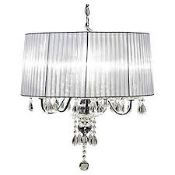 Boxed Beaumont Shaded Ceiling Light RRP £165 (15349) (Public Viewing and Appraisals Available)