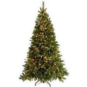 Boxed Imperial Pine 6ft Prelit Warm White LED Christmas Tree RRP £120 (Public Viewing and Appraisals