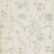 Brand New And Sealed Roll Of Jane Churchill JE129W/04 Wallpaper RRP £55 (2760595) (Public Viewing