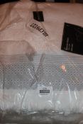 Lot to Contain 4 Bagged Brand New Allure Diamond Border 100% Cotton Duvet Sets Combined RRP £80 (