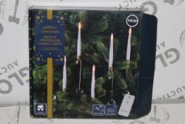 Lot to Contain 4 Boxed Perfect Christmas Remote Control Candle Lights Combined RRP £80 (Public