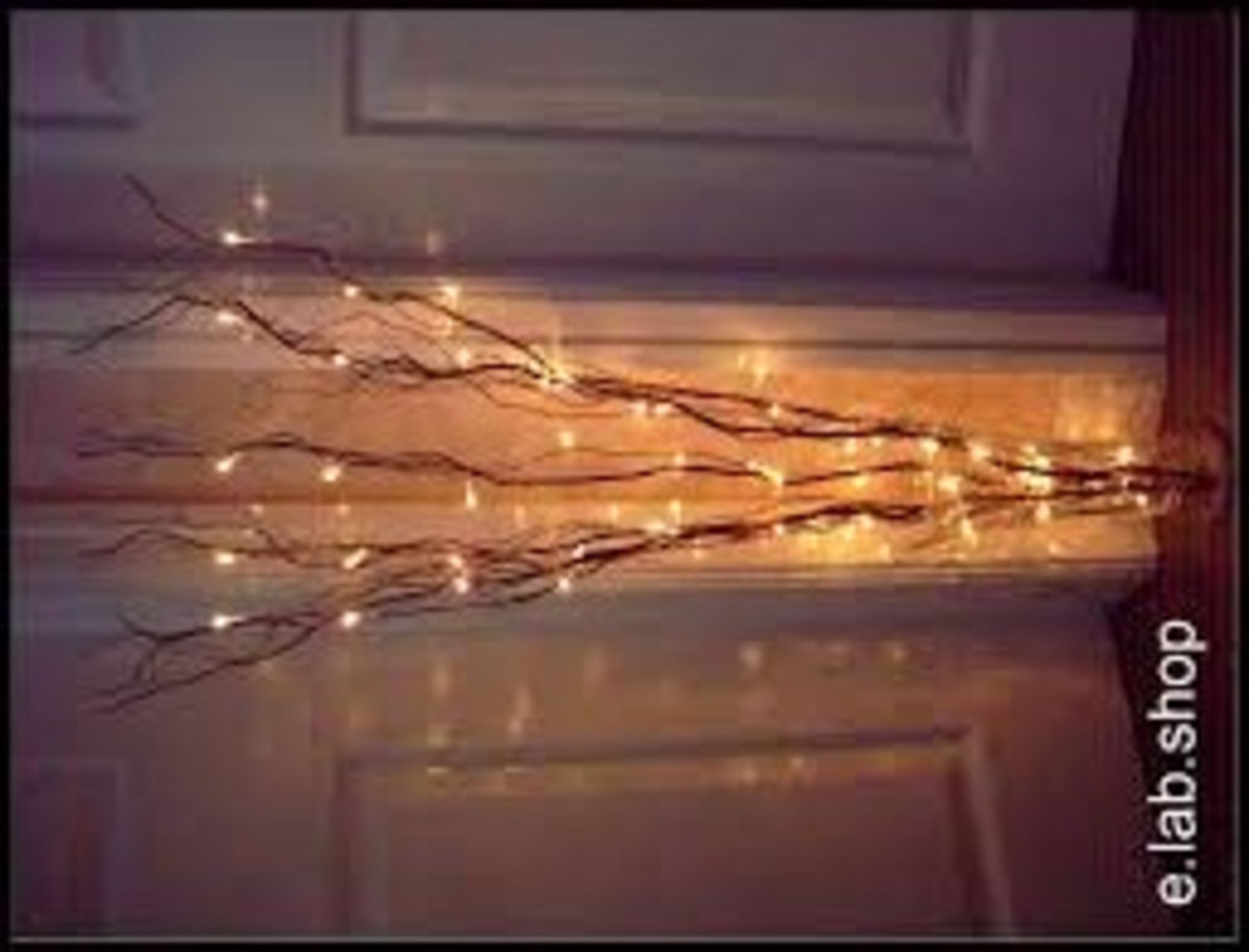 Lot to Contain 9 Boxed LED Christmas Twig Lights Combined RRP £80 (Public Viewing and Appraisals
