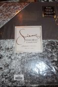 Lot to Contain 2 Bagged Brand New Assorted Bedding Items to Include a Sienna Home Crushed Velvet