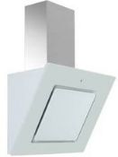 Boxed White Gloss Finish Designer Cooker Hood (Public Viewing and Appraisals Available)