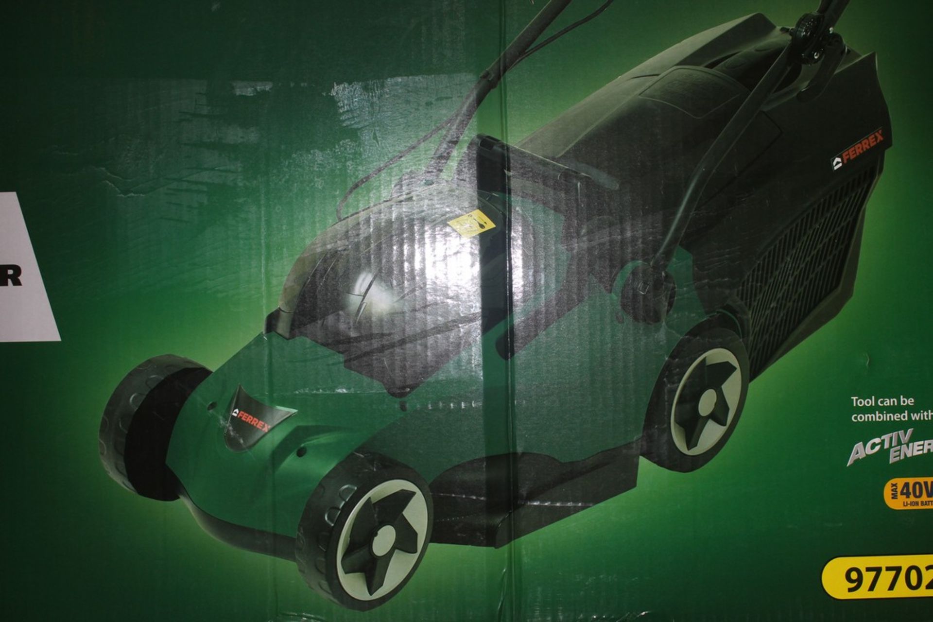 Boxed Ferrex 40V Li-ion Cordless Lawn Mower RRP £75 (Public Viewing and Appraisals Available)