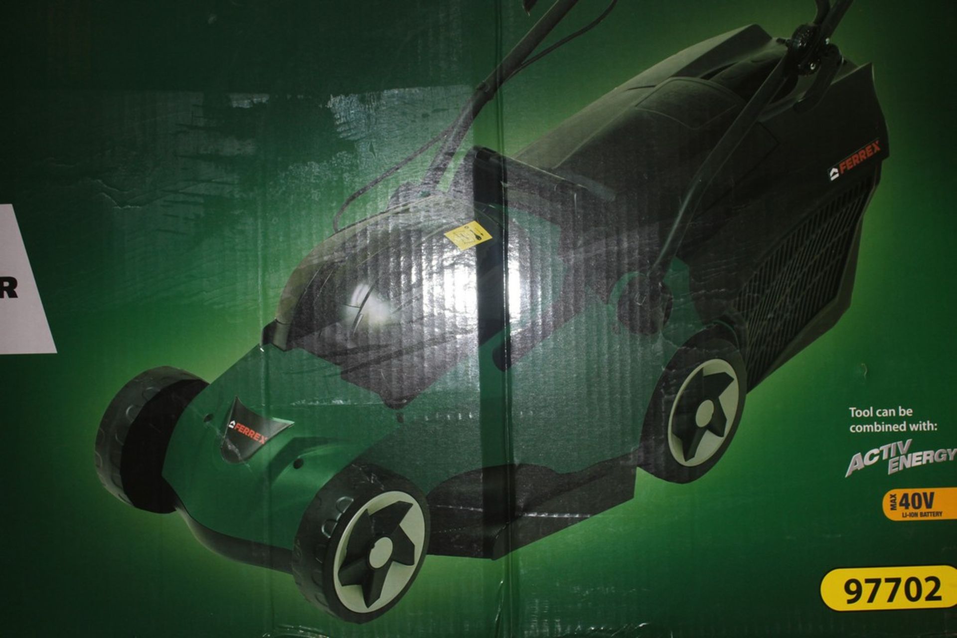 Boxed Ferrex 40V Li-ion Cordless Lawn Mower RRP £75 (Public Viewing and Appraisals Available)