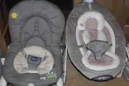 Lot to Contain 2 Assorted Chicco and Ingenuity Baby Rockers Combined RRP £100 (RET00436004)(3106920)