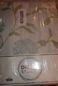 Lot to Contain 2 Brand New Assorted Items to Include a Pair of Design Studio 168 x 229cm Curtains